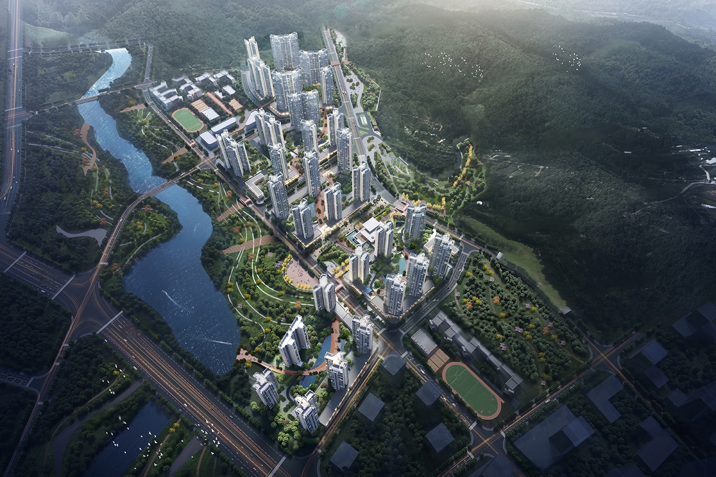 半山润府